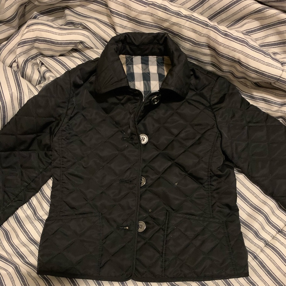Burberry button jacket